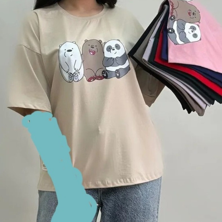تیشرت زنانه باکسی در چندین رنگ