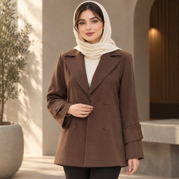 کت زنانهجلو باز مدل کجرا درجه یک کد 403