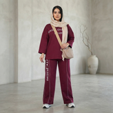 ست شومیز شلوار زنانه اسپرت مدل پاریس